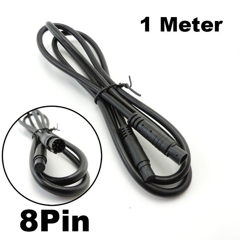 1 м 8-контактный автомобильный видеорегистратор камера заднего вида мужской-женский кабельный соединитель медный провод 8-жильный удлинитель кабеля HD монитор автомобиль q1