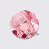 32/44/58mm Anime Mizuki Akiyama Badges Project SEKAI Brooch Round Brooches Jewelry Creative Art Pins for Backpack Decor Gift Accessory