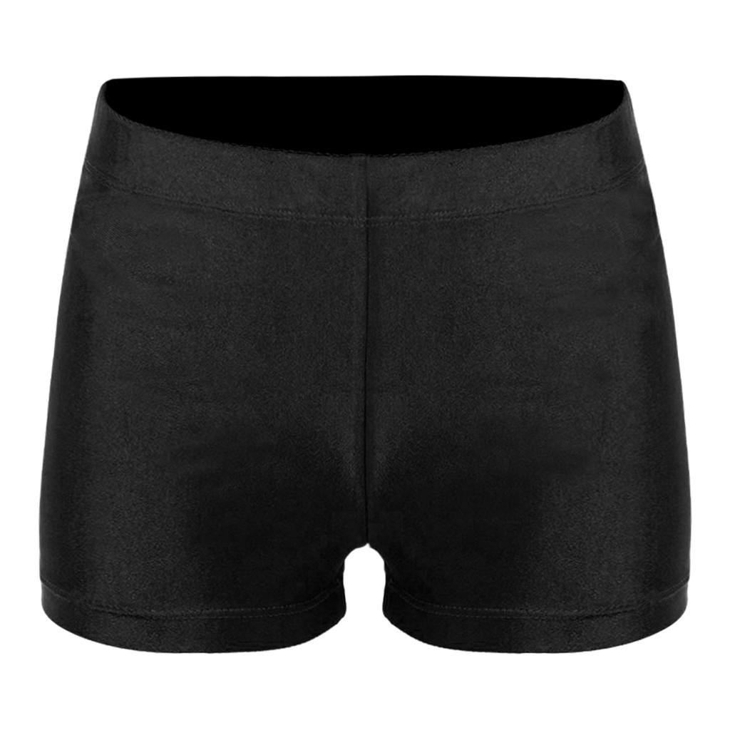 Boys Slim Fit Training Hot Shorts Elastic Waistband Gymnastics Dance Running Shorts Bottoms