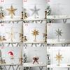 3D Glitter Star Christmas Trees Topper Iron Glowing Tree Topper Home Xmas Tree Ornament