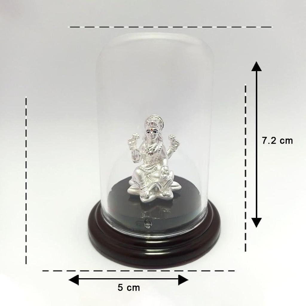 Pure Silver Idol with Base for Pooja/Gift Item/Murti for Puja Room/Gift for Wedding & House Warming Ceremony
