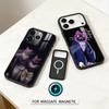 Чехол для телефона P-PocketCat F-Fear H-Hunger Магнитный Для iPhone17 16 15 14 13 12 Pro Max Для Magsafe Беспроводная зарядка Чехол