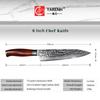 Kitchen Chef Gyutou Knife 8 Inch,YARENH Razor Sharp Best Quality Japanese Damascus Stainless Steel,Multi-functional Chef Culinary Knife