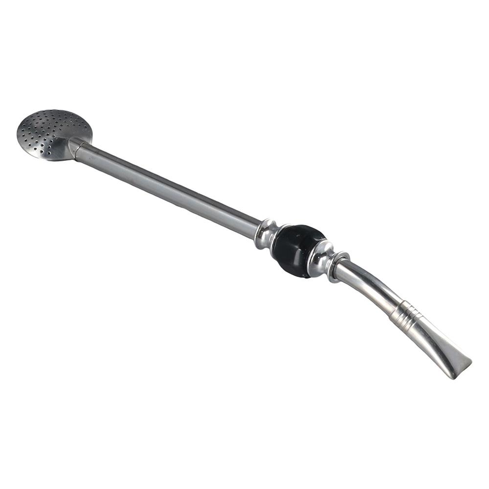 with Cleaning Brush Stirring Fliter Straw Loose Leaf Yerba Mate Stirring Straw Office