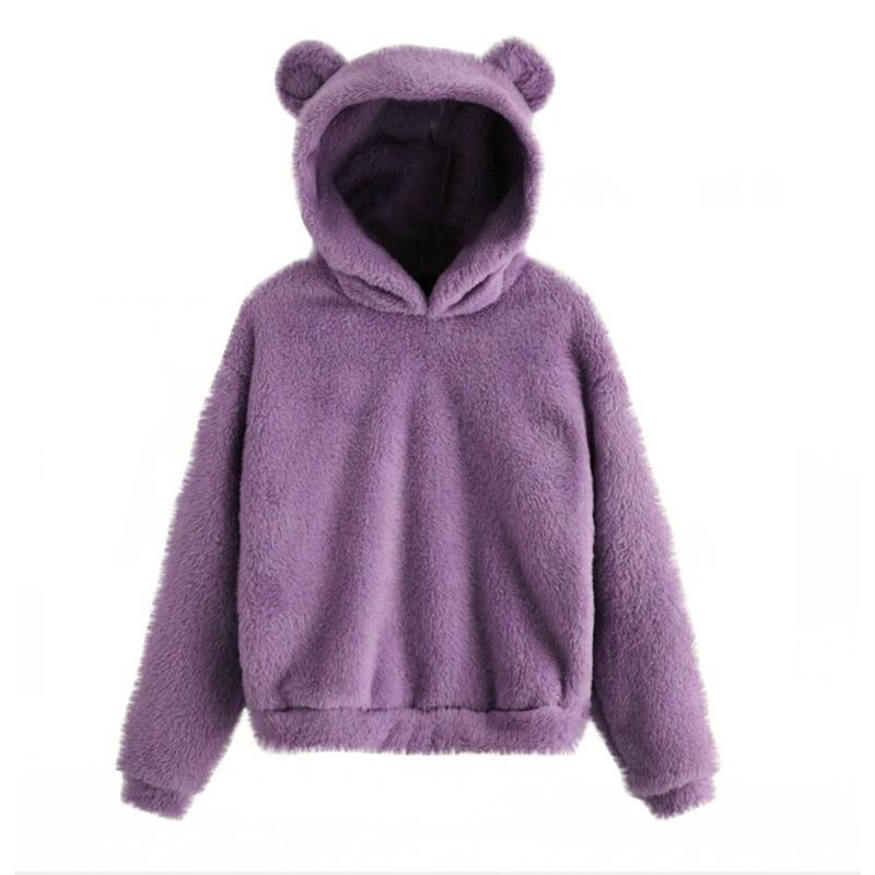 IHUASU Women's Fashion Casual Autumn Winter Long Sleeve Hoodie Elegant