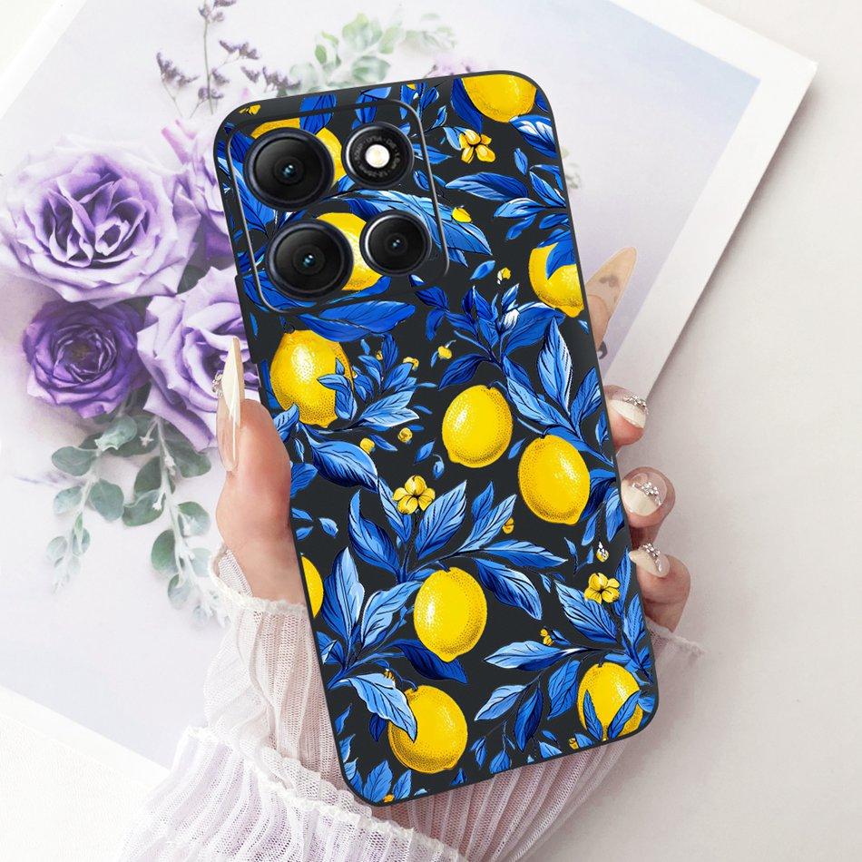 For Motorola Moto G86 Power Cute Flower Butterfly Cat Painted Case For Moto G86 G86Power Black Silicone Soft Phone Cases