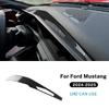 Для Ford Mustang GT Dark Horse EcoBoost 2024 2025 Настоящая мягкая карбоновая наклейка Панель приборов Аксессуары для отделки интерьера