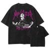 2026 summer Jujutsu Kaisen Gojo Satoru Washed T-shirt Anime Harajuku Streetwear Oversized Tee Y2K Retro Otaku Tops