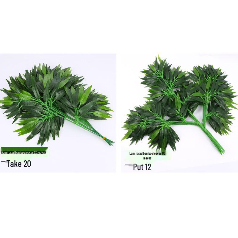 Зеленая Бамбуковая Лиана, 2 метра - Пластиковое Подвесное Потолочное Украшение