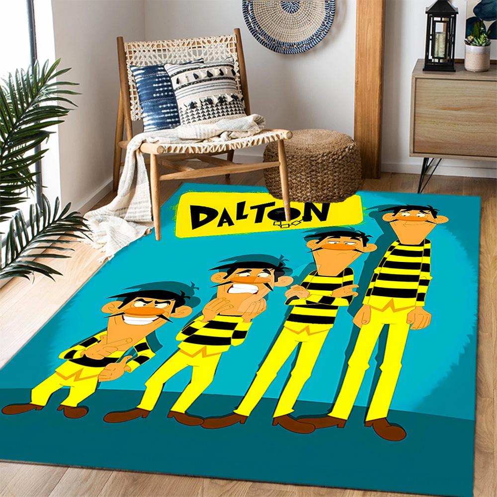 Tayo's Colorful Bus Parade Themed Anti-Slip Rugs - Polyester Home Decor, Suitable for Bedrooms, Living Rooms, Doorways, Studios, and Decorations