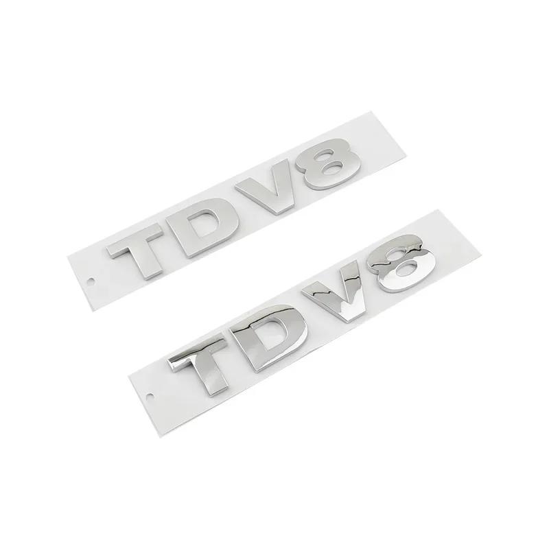 Car 3D ABS TDV6 TDV8 Trunk Fender Logo Badge Emblem Decals Sticker For Land Rover Range Rover Sport HSE Discovery Accessories kdtn8