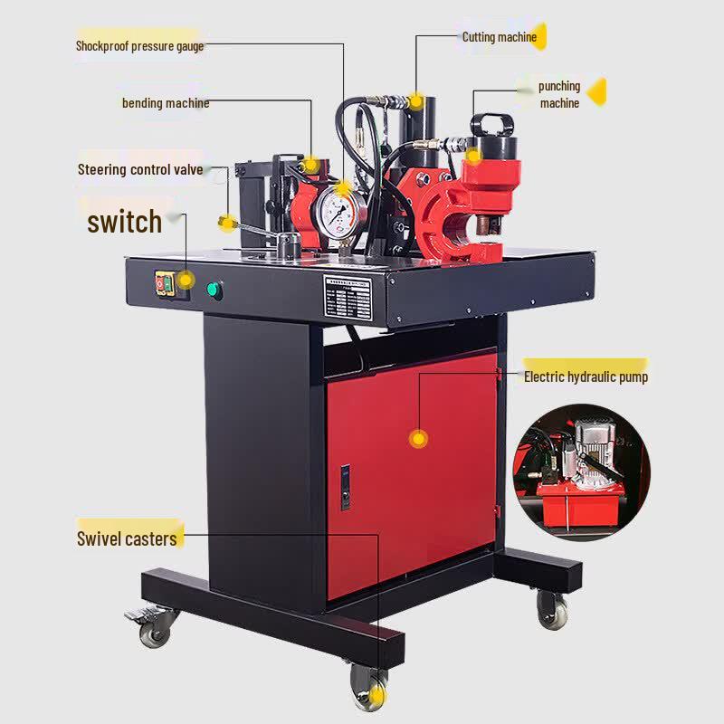 Rongyu 200 Electric Hydraulic Copper Busbar Processing Tool