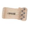 Finger Trainer for 6-String Mini Koto, Wood Color, Practice, Skill Improvement, Suitable for Koto Beginners, Compact, 21 X 9.5 Cm, Portable