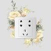 Романтичный цветок Switch Paste Home Background Beautification Декоративные наклейки на стену Самоклеящиеся обои