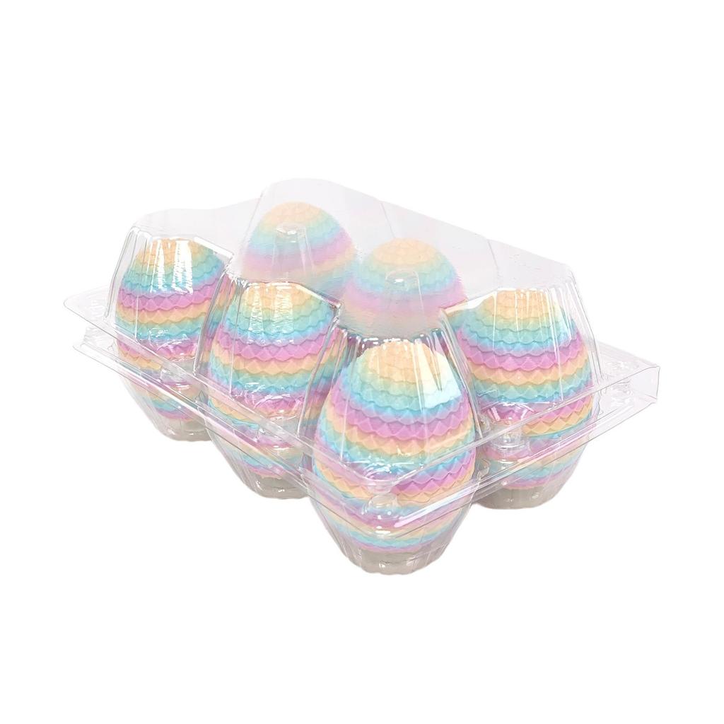 6 штук в упаковке, маленькие загадочные полностью подвижные и цветные, напечатанные на 3D-принтере, миниатюрные яйца дракона, уникальные загадочные драконы