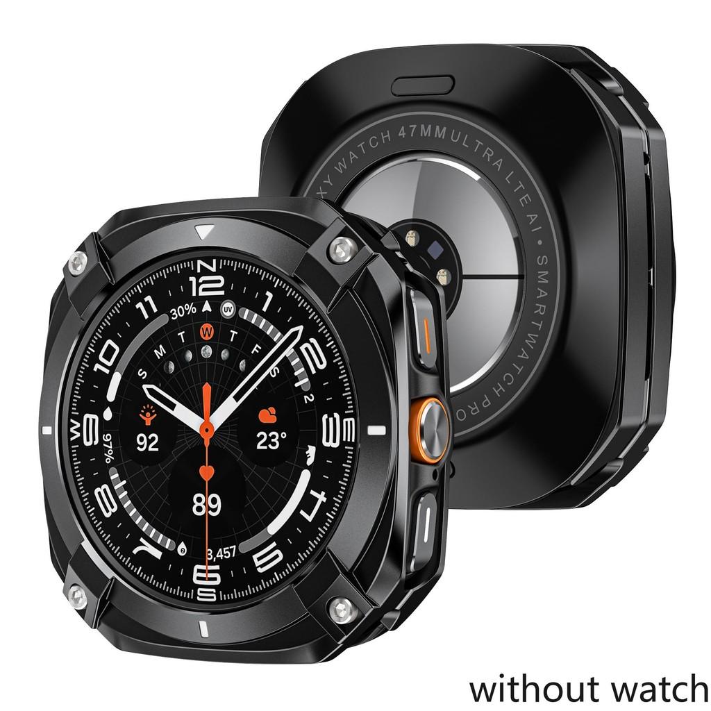Металлический бампер из алюминиевого сплава для Samsung Galaxy Watch Ultra 2026 47 мм Защитный чехол-крышка для Samsung Galaxy Watch 7Ultra 47 мм