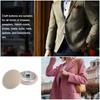 10pcs Fabric Cloth Covered Button 10/15/18mm Metal Shank Round Sewing Buttons for Suits Dress Shirt Coat Clothing Decor