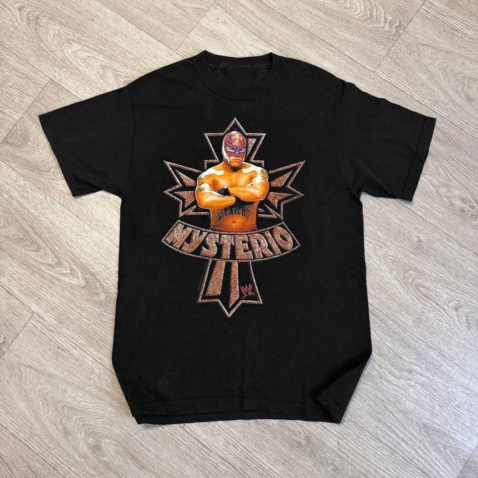 Новая винтажная футболка с графикой Rey Mysterio, унисекс, размеры S-5XL, MD259