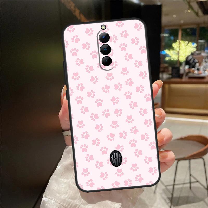 Чехол 'Лапки кошки и собаки' для ZTE Nubia Red Magic 8 8S 9 9S 10 10S 11 Pro Plus 6 7 6S 7S Для RedMagic 10 Air Чехол