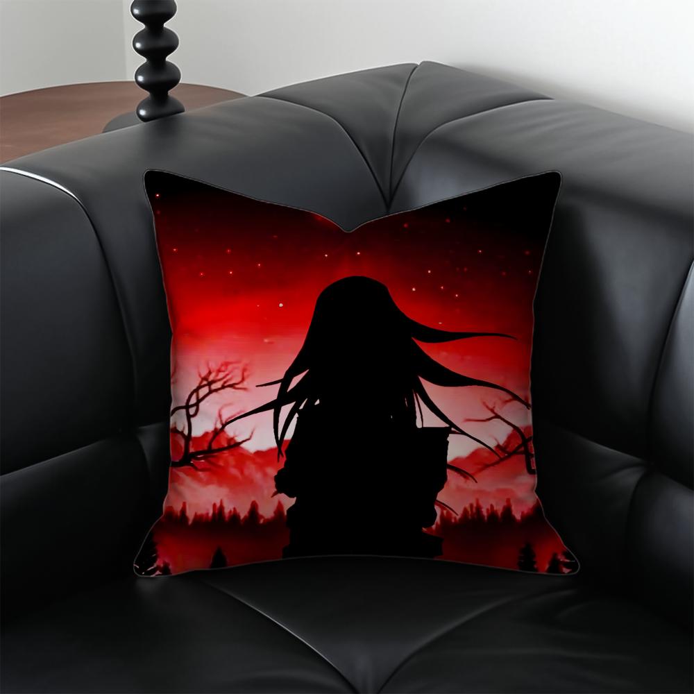Anime Passionate SShaman KKing Cushion Cover Pillow Case Antidustmite Invisible zipper silky short plush Sofa cushion