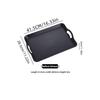 Double Ear Tea Tray Plastic Beverage Tray Portable Restaurant Serving Tray