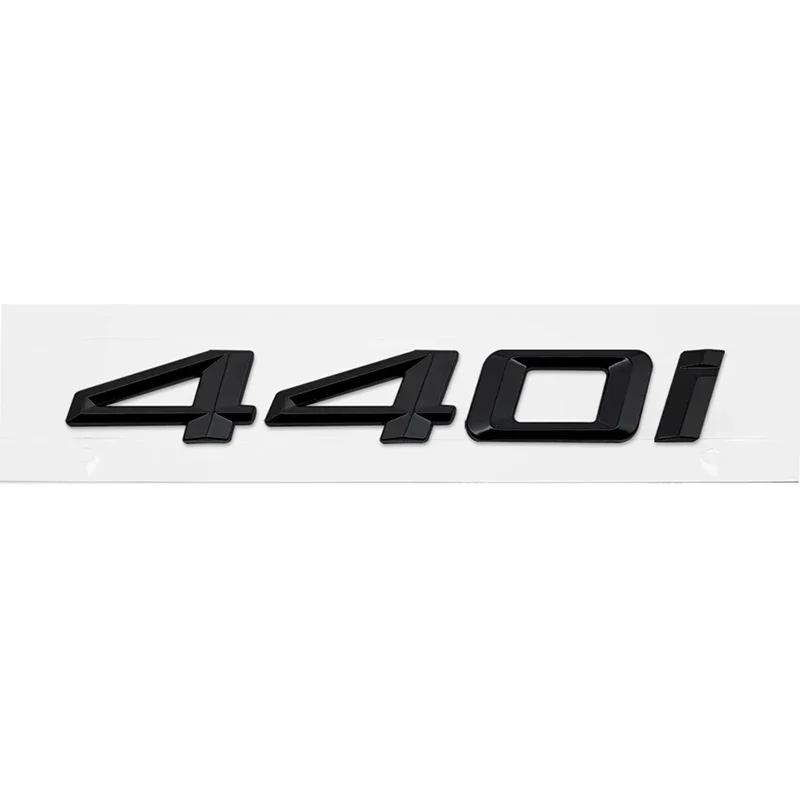cxjva7 ABS Car Rear Trunk Letters Logo Badge Emblem Sticker For 4 Series 420i 425i 428i 430i 435i 440i 450i F30 F32 F33 F36 G26 G22