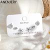 New Fashion Conch Starfish Shell Zircon Stud Earrings Set For Women Friend 6-piece Earrings Set Jewelry Gift S-E1209