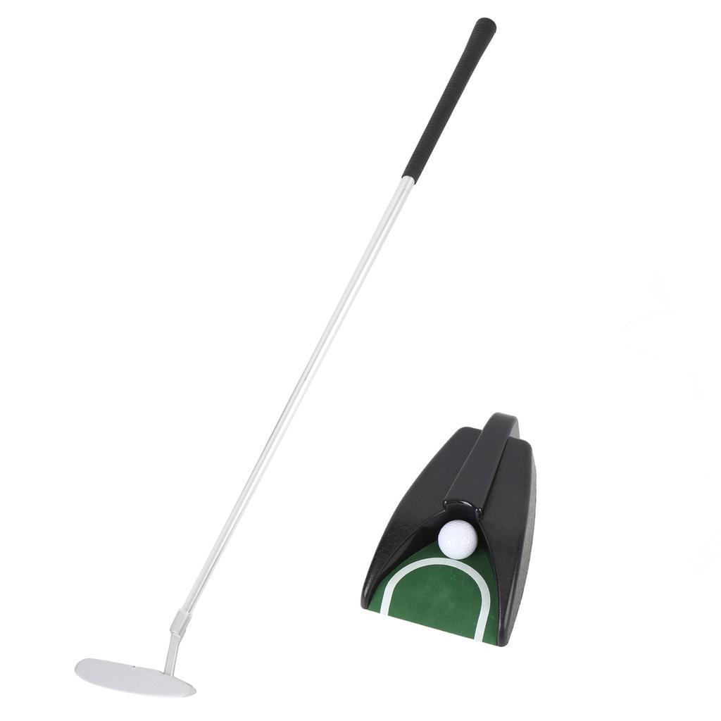 Портативный набор паттеров, правый паттер из сплава ТПЭ с чашкой для автоматического возврата мяча, искусственная кожа