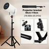 110cm Adjustable Projector Stand - Height Adjustable, Tripod with Sturdy Plastic Connectors, Suitable for Installing Cameras