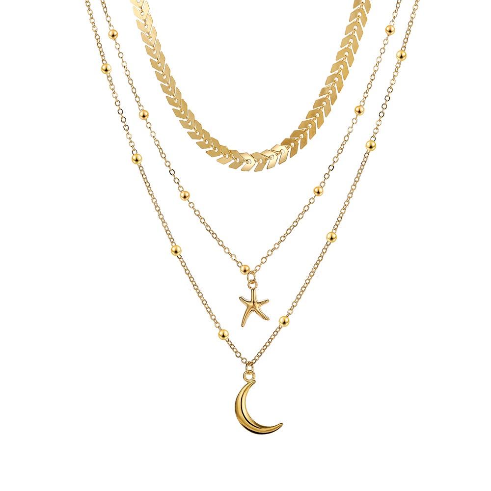 iF ME Модное многослойное золотое ожерелье, кулон с замком и бабочкой, змеей, цепочка, колье, женские ювелирные аксессуары