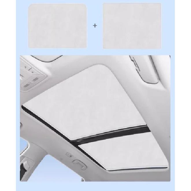For Lexus RX RZ 2023 Car Electrostatic Adsorption Roof Sunshade Sunroof Sunshade Skylight Blind Shading Sticker Accessories