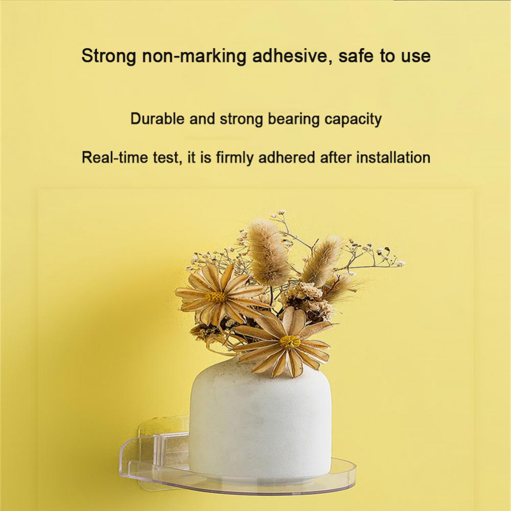 Security Camera Holder Wall Mount Floating Stand Shelf Home Bedroom Bathroom Camera Rack Monitoring Tray Organization Storage