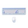 Mofii Wireless Keyboard and Mouse Set, 110-Key Full-Size Ultra-Thin, 2.4GHz, 1200 DPI USB Mouse, Suitable for Office Laptops
