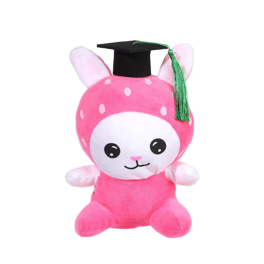6Pcs Doll Tassels Decoration Doctoral Cap Mini Graduation Hat Top Hat Bachelor Cap