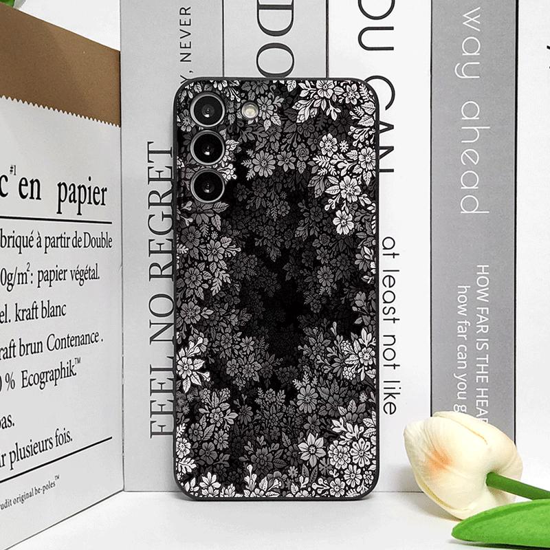 Ретро-чехол с яркими цветами для Samsung Galaxy A56 A42 A14 A55 A16 A54 A36 A53 A52 A51 A06 A04 5G, цветочный узор, мягкая накладка
