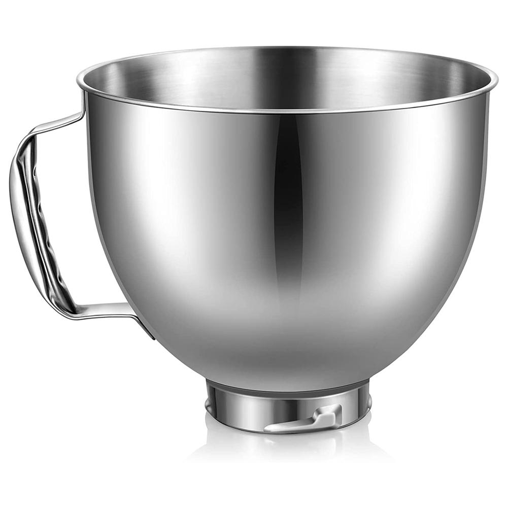 Чаша из нержавеющей стали для миксера KitchenAid Tilt Head Stand Mixer объемом 4,5–5 кварты, для чаши миксера KitchenAid, можно мыть в посудомоечной машине