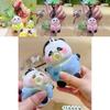 Cartoon Panda Silicone Keyring With Bubble Effect For Daily Use And Key Organizer