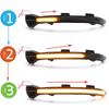 2x Dynamic Side Mirror Blinker Light LED Turn Signal Lamps For VW Golf 7 GTI R GTE GTD MK7 7.5 Touran Jetta MK7