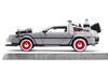 1:24 Scale BACK TO THE FUTURE PART III - TIME MACHINE W/LIGHT Back To the Future Diecast Car