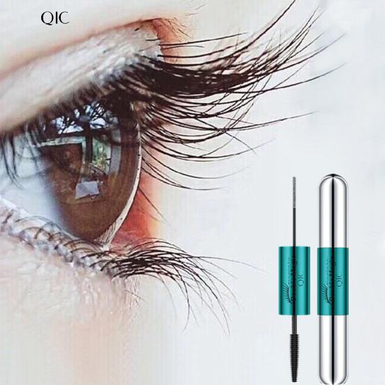 QIC Non Smudge 9g Двойная головка щетки Утолщающая подкручивающая тушь для ресниц Косметика для глаз