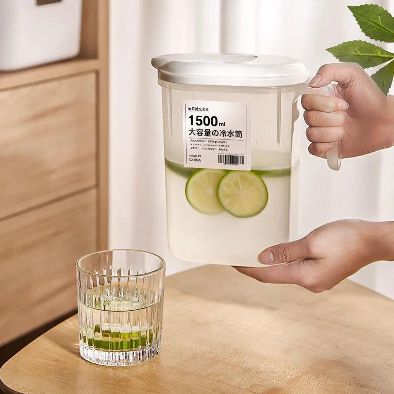 Cool Water Kettle Large-capacity Refrigerator Household Water Pot Anti-fall High Temperature Resistant Teapot Juice Drink Lemon Fruit Cup Pitcher Jug