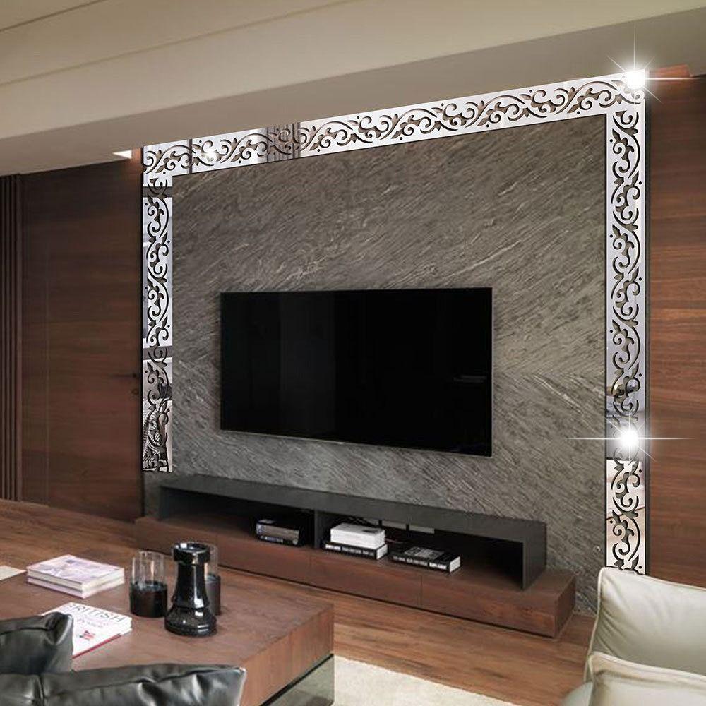 Acrylic Material Acrylic Wall Stickers 3D Design Self Adhesive Wall Paster  Home Decor