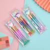 4pcs/set Soft Fiber Mermaid makeup brush Eye Shadow Brush Cosmetic Brush Kit  Women