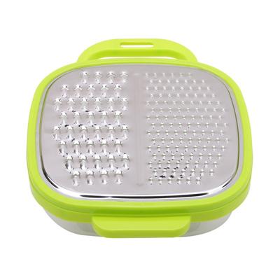 1 шт., терка для сыра, овощей, моркови, слайсер, измельчитель с контейнером, кухонный инструмент