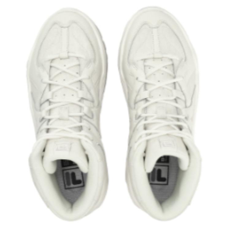 Fila Современные Удобные Универсальные Амортизирующие Прочные Полувысокие Повседневные Туфли Женские Повседневные Туфли Белоснежные F12W341114FWT