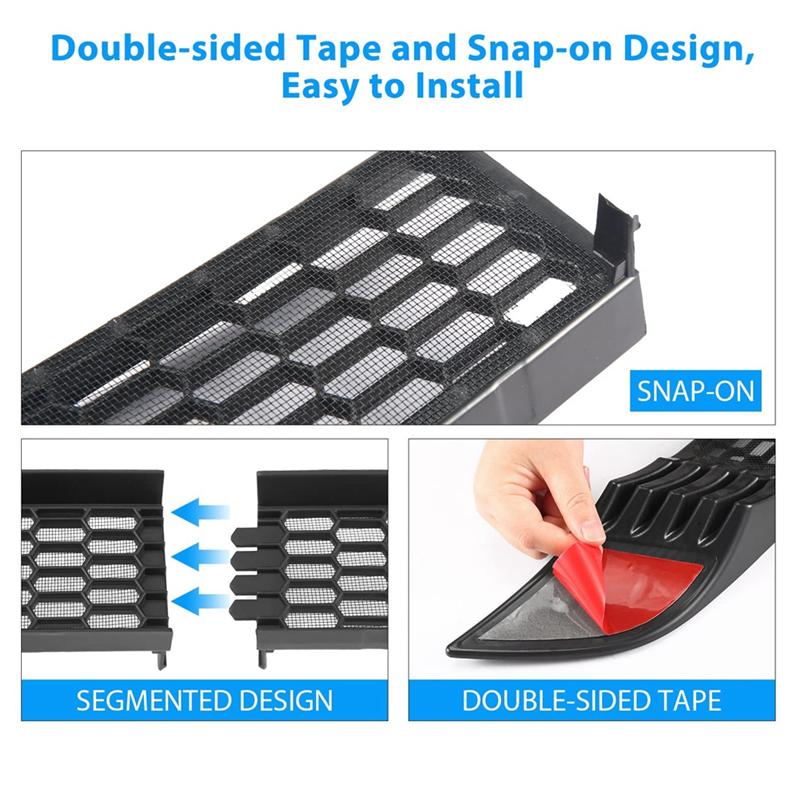 For Tesla Model Y Front Grill Mesh Grille Grid erts ,Front Air Inlet Vent Grille Cover Replacement