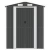 3147452 vidaXL Abri de jardin Anthracite 192x440x223 cm Acier galvanisé