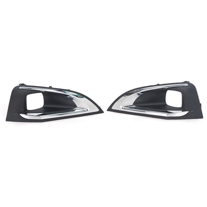 Classy-Car Front Bumper Lower Grille Fog Lamp Cover Car No Sensor Fog Light Cover For 4008 5008 GT Right