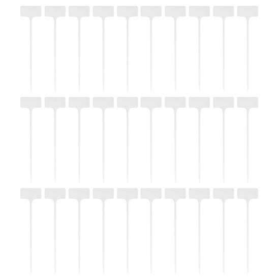 30 шт. этикетки для растений Т-образные пластиковые водонепроницаемые бирки для растений легко писать сад