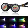 2Pcs Motorcycle Signal Light 23mm Eagle Eye RGB Turn Signal Daytime Running Lamp Fog Lamp Angel Light Accessories